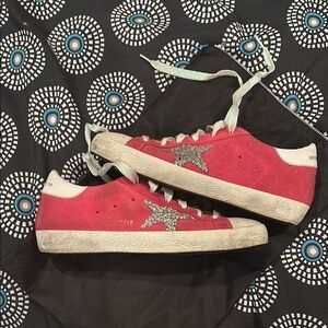 Golden Goose Red Sneakers women